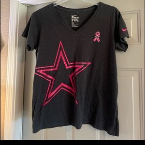 Dallas Cowboys Nike Womens BCA V-Neck Tee.